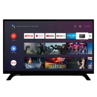 32 LED SMART Телевизор Toshiba 32WA2063DG, 1366x768 HD, Android TV, Чёрный