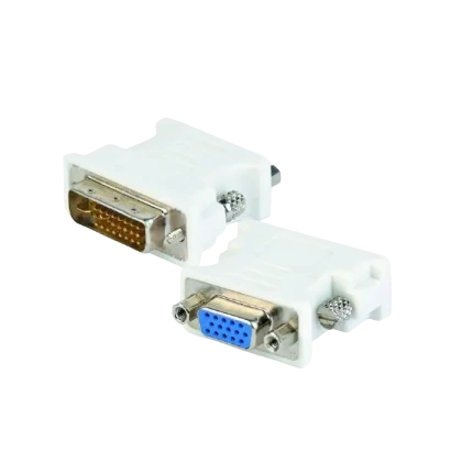 Видеоадаптер Cablexpert A-DVI-VGA, DVI-I (M) - VGA D-Sub (F), Белый