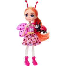 Păpușa Enchantimals „Buburuza Ladonna și Waft” HNT57