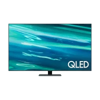 55 QLED SMART Телевизор Samsung QE55Q80AAUXUA, 3840x2160 4K UHD, Tizen, Чёрный