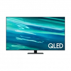 55 QLED SMART Телевизор Samsung QE55Q80AAUXUA, 3840x2160 4K UHD, Tizen, Чёрный