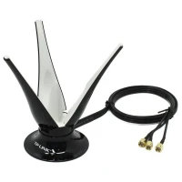 Wireless Antenna TP-LINK TL-ANT2403N,3dBi,Lotus Style,1m cable,RP-SMA connector,support 11n 3T3R