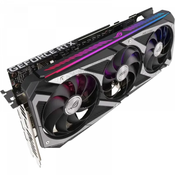 Видеокарта ASUS ROG-STRIX-RTX3060-O12G-V2-GAMING, 12ГБ GDDR6 192бит