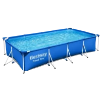 Piscină cu cadru metalic Bestway Steel Pro, 6478L, Albastru, 56405