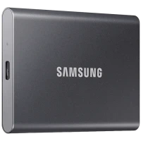 Внешний портативный SSD-накопитель Samsung Portable SSD T7, 1 TB, Grey (MU-PC1T0T/WW)
