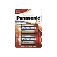 Батарейки Panasonic Pro Power (D) LR20XEG/2BP, D, 2шт.