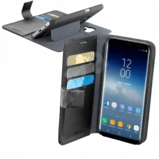 Husă tip carte Cellularline Book Agenda - Galaxy S9+, Negru