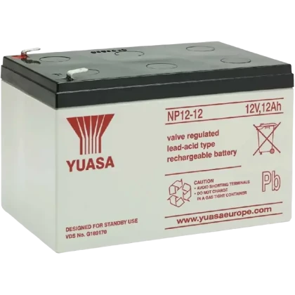 Аккумулятор для резервного питания Yuasa NP12-12-TW, 12В 12