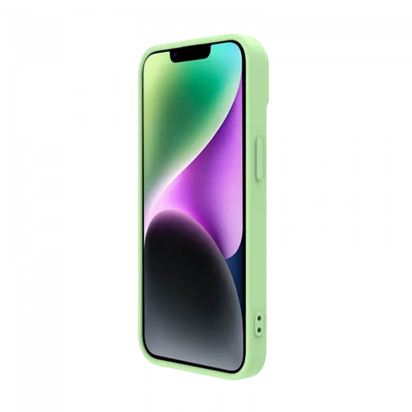 Чехол Nillkin iPhone 14 Plus, CamShield Silky Silicone, Зелёный