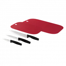 Set de Cuțite Rondell RD-1357, Negru | Roșu