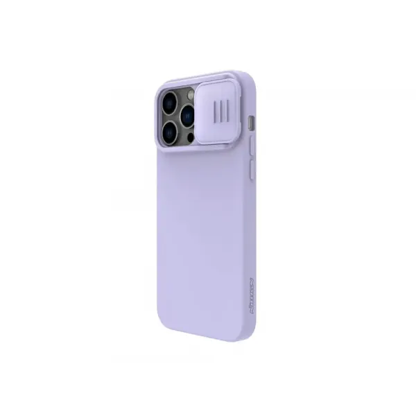 Husă Nillkin iPhone 14 Pro, CamShield Silky Silicone, Violet