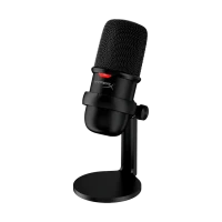 Microfon portabil pentru înregistrare vocală HyperX SoloCast, Cu fir, Negru