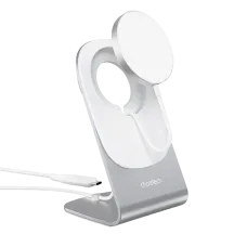 Беспроводная зарядка Choetech H046 + T518-F, 15 Вт, Белый