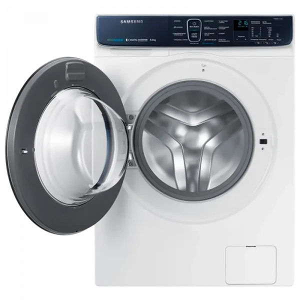 Стиральная машина Samsung WW80K52E61WDBY, 8кг, Белый
