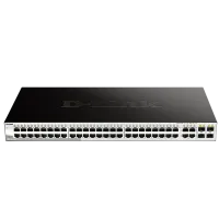 Сетевой коммутатор D-Link DGS-1210-52, 48x 10/100/1000 Мбит/с, 4x SFP