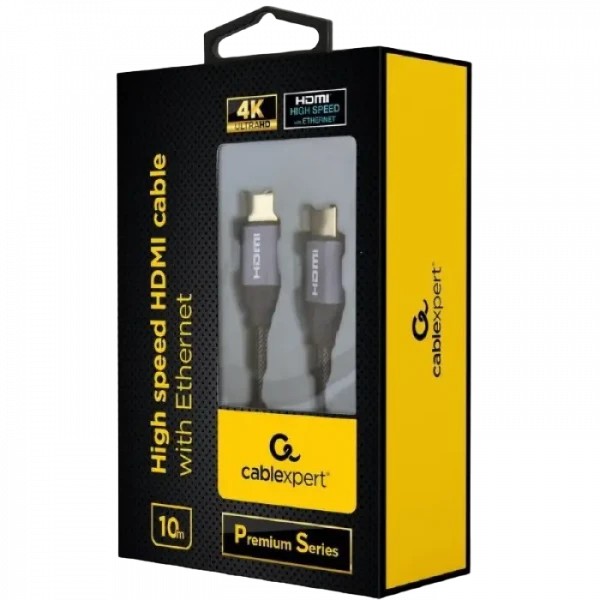 Видео кабель Cablexpert CCBP-HDMI-10M, HDMI (M) - HDMI (M), 10м, Чёрный