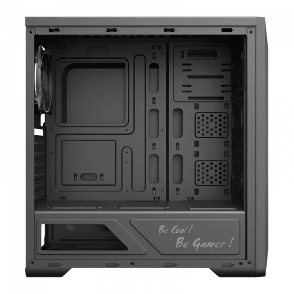 Компьютерный корпус Gamemax Shine, Midi-Tower, Без блока питания, Чёрный
