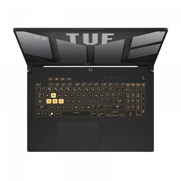 Игровой ноутбук 17,3 ASUS TUF Gaming F17 FX707ZU4, Mecha Gray, Intel Core i7-12700H, 16Гб/512Гб, Без ОС