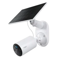 Camera de supraveghere Smart + Panou solar TP-LINK TAPO C410 KIT, Alb