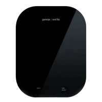 Электронные кухонные весы Gorenje Ora ito KT10 ORAB, Чёрный