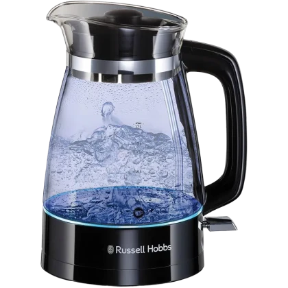 Fierbător electric Russell Hobbs Classic Glass 26080-70, Negru