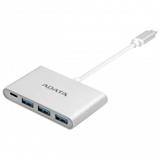 Adaptor Hub ADATA ACA3HUBAL-CSV, Argintiu