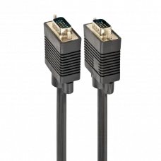 Видео кабель Cablexpert CC-PPVGA-6B, VGA D-Sub (M) - VGA D-Sub (M), 1,8м, Чёрный