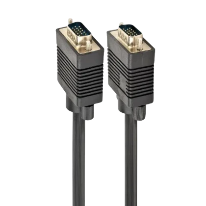 Видео кабель Cablexpert CC-PPVGA-6B, VGA D-Sub (M) - VGA D-Sub (M), 1,8м, Чёрный