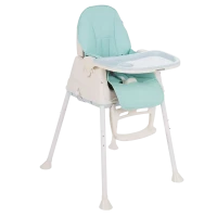 Scaun de hrănire Kikka Boo Creamy, Albastru