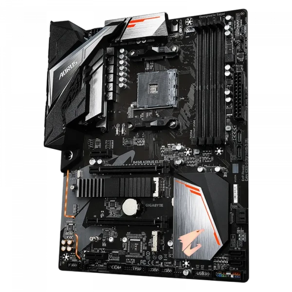 Материнская плата Gigabyte B450 AORUS ELITE V2, AM4, AMD B450, ATX