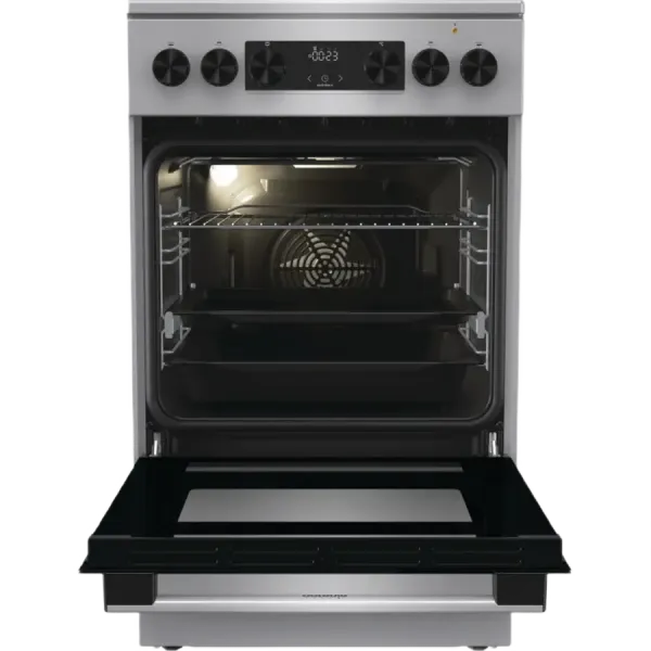 Plită electrică Gorenje GECS 5C70 XA, Argintiu