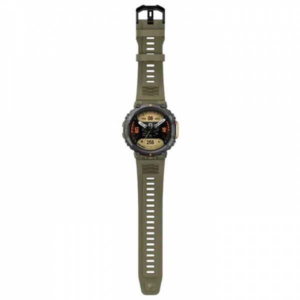 Ceas inteligent Xiaomi Amazfit T-Rex 2, 47mm, Wild Green