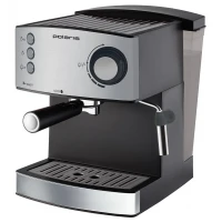 Кофеварка Эспрессо Polaris PCM1537AE, 850Вт, Серебристый