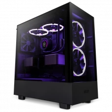 Carcasă PC NZXT H5 Elite, Midi-Tower, ATX, Negru