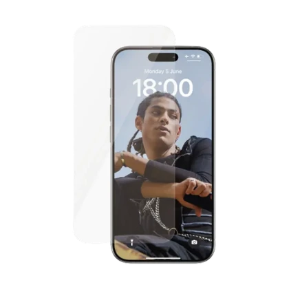 Sticlă de protecție PanzerGlass SAFE. UWF for iPhone 15 Pro, Transparent