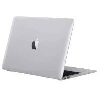 Husă pentru laptop Tech Protect Smartshell Macbook Air 13 (2018-2020), 13.3, Policarbonat, Crystal Clear