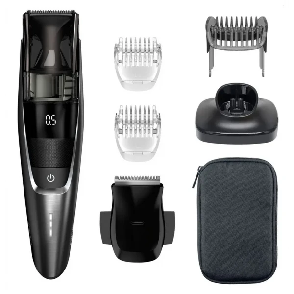 Trimmer pentru bărbați PHILIPS Beardtrimmer series 7000 BT7520/15, Titan Gri