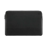 Husă universală pentru Laptop DELL EcoLoop Leather Sleeve, 14, Piele, Negru
