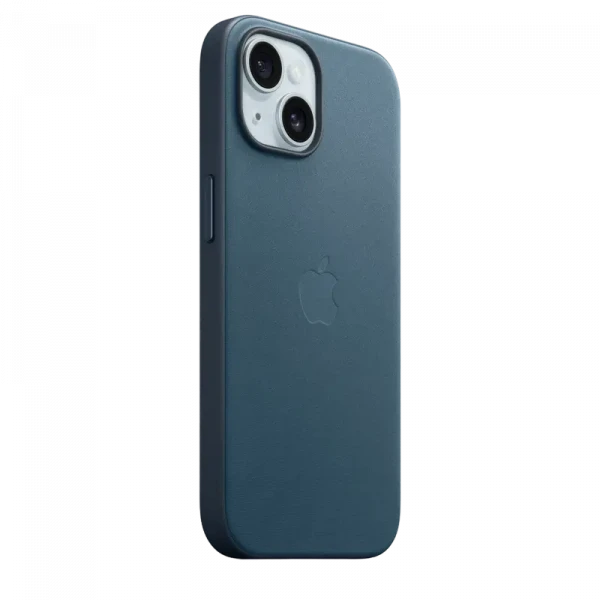 Чехол Apple iPhone 15 FineWoven Case with MagSafe, Pacific Blue