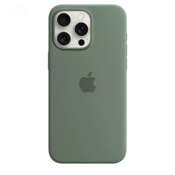 Чехол Apple iPhone 15 Pro Max Silicone Case with MagSafe, Кипарис