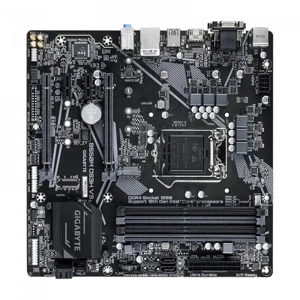 Материнская плата Gigabyte B560M DS3H, LGA1200, Intel B560, Micro-ATX