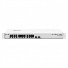 Comutator Router CSS326-24G-2S+RM, Alb