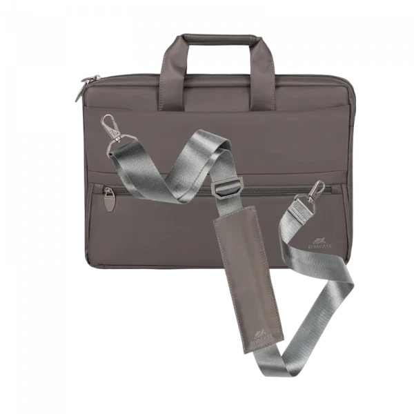 Geantă pentru Laptop Rivacase Tiergarten, 15.6, Poliester, Bej