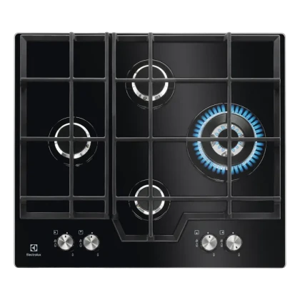Plită pe gaz Electrolux KGG6456K, Negru