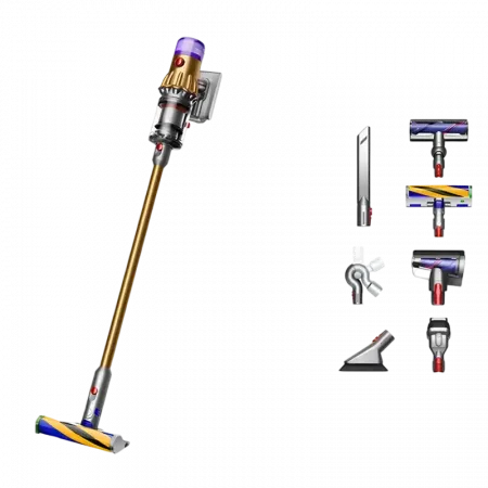 Вертикальный Пылесос Dyson V12 Detect Slim Absolute, Золотой