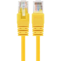 Patch cord Cablexpert PP12-0.25M/Y, CAT5e UTP, 0,25m, Galben