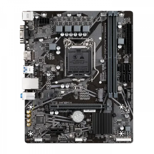 Материнская плата Gigabyte H470M H, LGA1200, Intel H470, Micro-ATX