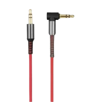 Cablu audio Hoco UPA02, 3.5 mm - 3.5 mm, 1m, Roșu