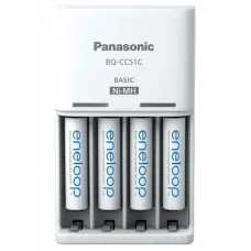Încărcător Acumulatori Panasonic K-KJ51MCD04E, Alb