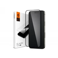 Защитное стекло Spigen iPhone 14 Pro Max, Glass FC, Чёрный